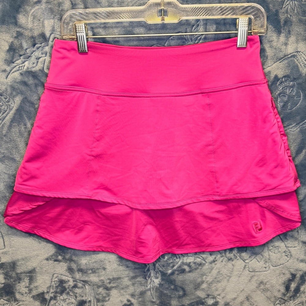 1902 | FootJoy Pink Layered Ruffle Athletic Golf Tennis Skort Womens S